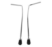 1 paire de pieds de grosse caisse - Pieds de support de batterie en alliage de haute qualité pour accessoires de percussion - 10 mm de diamètre et 35 cm de long