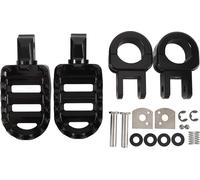 1 paire de pieds de moto -Peg -en alliage d'aluminium améliore le confort Pied d'angle réglable pour la moto avec 1 pouce 1,06 pouce 1,25 pouce pare-chocs