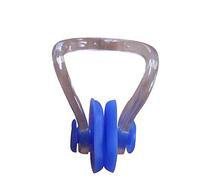 1 paire de pince-nez étanche en silicone pour sports nautiques - Bleu