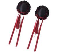 1 paire de pinces à cheveux Anime Hair Bun Tassels Bowtie Barrette 2000s Clip latéral