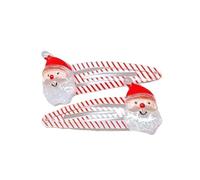 1 paire de pinces à cheveux de Noël populaires - Ornement de cheveux antidérapant - Pour femme et enfant