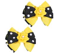 1 paire de pinces à cheveux élégantes en forme de fleurs, accessoires de cheveux pour femmes, postiches pratiques