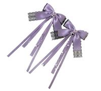 1 paire de pinces à cheveux élégantes en ruban pour femmes et filles