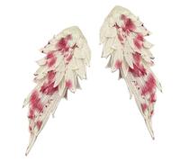 1 paire de pinces à cheveux en forme d'ailes d'ange brodées - Accessoires de mode pour filles - Convient pour un look élégant au quotidien - Coiffe de fête