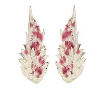 1 paire de pinces à cheveux en forme d'ailes d'ange brodées pour filles - Accessoires de mode adaptés à un look élégant au quotidien