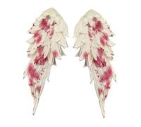 1 paire de pinces à cheveux en forme d'ailes d'ange brodées pour filles - Accessoires de mode adaptés à un look élégant au quotidien