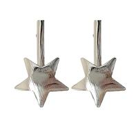 1 paire de pinces à cheveux en forme d'étoile en métal pour femmes et filles - Accessoire de maison pour adultes