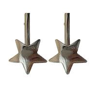 1 paire de pinces à cheveux en forme d'étoile en métal pour femmes et filles - Accessoire de maison pour adultes