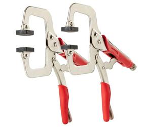 1 paire de pinces à serrage rapide SOTECH 285 x 145 mm largeur de mâchoire jusqu'à 80 mm pour l'aide au montage du tiroir pince de serrage pince à souder pince à poignée en C