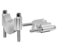 1 Paire De Pinces De Poignée Universelles pour Guidon De Moto 28mm 1 1/8" 22mm 7/8" Riser De Guidon(22mm Sliver)