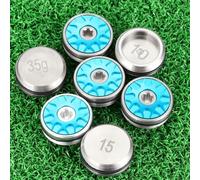 1 paire de poids de putter pour club de golf Odyssey Stroke Lab White O-Works 5-35 g, bleu (2 pièces 35 g)