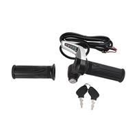 1 paire de poignée d'accélérateur de vélo électrique, poignée d'accélérateur universelle de torsion de fil de scooter électrique avec affichage LED et accélérateur de casier de (48V)