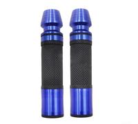 1 paire de poignées de guidon de moto en caoutchouc antidérapant avec processus CNC pour une conduite durable et confortable (bleu)