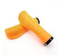 1 paire de poignées de guidon de vélo antidérapantes en caoutchouc pour guidon de 22 mm de diamètre offrant un maintien sûr et un contrôle sur différents types de vélos (orange)