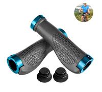 1 Paire De Poignées De Guidon De Vélo, Poignée De Vélo Ergonomique Antichoc Pour Vtt Avec Embouts