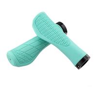 1 paire de poignées de vélo pour guidon de 22 mm, longueur 134 mm en caoutchouc ergonomique antidérapant pour VTT, route, ville et vélos pliants (noir)