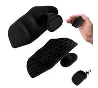 1 paire de poignées d'haltérophilie en silicone - Poignées antidérapantes pour la salle de sport - Forme ergonomique - Pour soulevé de terre, cross-training, bodybuilding - Protection des mains pour