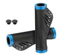 1 paire de poignées doubles pour guidon de vélo | Poignées de guidon de vélo de montagne antidérapantes avec verrous bilatéraux confortables, accessoires de cyclisme