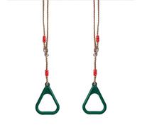 1 paire de poignées réglables en plastique avec corde - Entraîneur de suspension pour enfants pour la maison, les exercices de balançoire, le fitness (jaune)