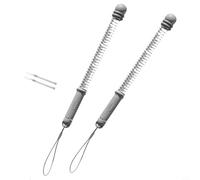 1 paire de poignées TPR sans corde pour exercices cardio, outil de fitness compact, conception fixe sécurisée pour les employés de bureau, aucune installation (gris)