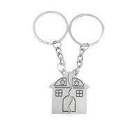 1 Paire De Porte-Clés Maison, Porte-Clés Couple, Porte-Clés Puzzle, Porte-Clés Créatifs, Porte-Clés Cadeaux