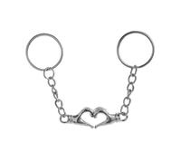 1 paire de porte-clés palmier en forme de coeur, porte-clés amoureux, pendentif partenaire avec aimant Cadeau doux pour la Saint-Valentin, Anniversaire, Mariage