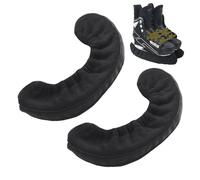 1 paire de protections de lame pour patins à glace en microfibre antidérapante, housse de protection pour patins à glace, accessoires pour patins à glace pour patinage artistique et enfants (noir)