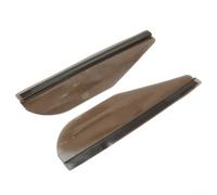 1 paire de protections de sourcils avec pare-soleil pour rétroviseurs latéraux pour protéger contre l'eau, la neige et le brouillard sur les rétroviseurs latéraux du véhicule (noir)