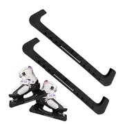 1 paire de protections réglables pour patins à glace, 31 cm, accessoires de protection pour patinage, pièces de rechange pour hockey, noir/bleu/rouge/jaune