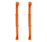 1 Paire De Protège-Lames De Hockey De Sport, Protège-Lames De Patins Protection De Patins à Glace Protections Réglables Pour Patins à Glace Pour Le Hockey Sur Glace, Le Patinage Artistique (Orange)