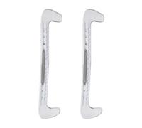 1 Paire de Protège-Lames Universels pour Patins, Couvercles en Plastique Durables et Robustes avec Ressort Réglable pour Hockey sur Glace et Patins Artistiques, 7 Choix de Couleurs (White)