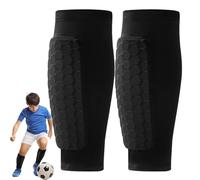 1 Paire de Protège-Tibia avec Coussinets en Nid d'abeille, Protège Tibias de Football Shin Guards Manchon, Protège Élite, Chaussette Protège Tibias Enfant, Protèges Tibias Foot, pour Cyclisme