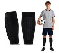 1 Paire de Protège-Tibias de Ski, Protège Tibia Foot, Protections de Football Anticollision Cellulaire, Fit Conforms to The Leg, Shin Pads Cover for Sports, Noir, 8-15 Ans(M)