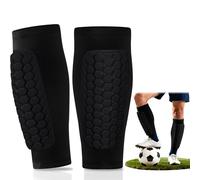 1 Paire de Protège-Tibias de Ski, Protège Tibia Foot, Protections de Football Anticollision Cellulaire, Fit Conforms to The Leg, Shin Pads Cover for Sports, Noir, 15+ Ans(L)