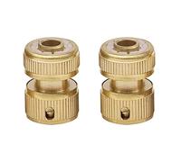 1 paire de raccords de tuyau d'arrosage en laiton à déconnexion rapide - Design résistant aux fuites pour robinet d'arrosage