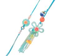 1 paire de Rakhi pour frère et Bhabhi Raksha Bandhan Bhaiya Bhabhi Rakhi Set Couple Rakhis Rakhi with You are My Hero Aimant de réfrigérateur et Roli Tilak
