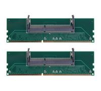 1 paire de RAM DDR3 pour ordinateur portable vers adaptateur de bureau SO-DIMM 200 broches vers PC 240 broches DIMM vitesse rapide 5 Mo/s adaptateur de transfert de données