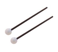 1 paire de raquettes de tambour portables en acier avec manche en bois