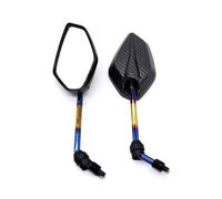 1 Paire De Rétroviseurs De Moto, Filetage De 10mm, Rétroviseur Latéral Universel, Pièces Modifiées pour Vélo Et Scooter Miroirs