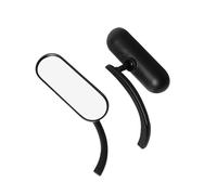 1 Paire De Rétroviseurs De Moto M8 M10 pour Harley Touring Electra Glide Dyna Fatboy Softail Breakout(Black)