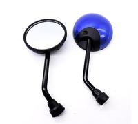 1 Paire De Rétroviseurs De Moto, Réflecteur Latéral Auxiliaire Rond, Pièces De Vélo Et De Scooter Miroirs