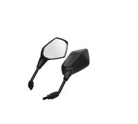 1 Paire De Rétroviseurs Moto Pour Suzuki GSF600 Pour Bandit GS1000 GS500 GSX1100F Pour Katana 10mm 8mm Miroir Convexe Arrière REOKIP(ABS Plastic Black)