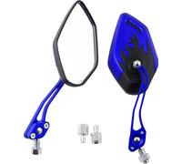 1 Paire de rétroviseurs universels 8/10mm pour moto Rétroviseur latéral Cool Moto Bleu