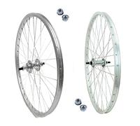 Paire de roue/jante avant + arrière 28" pour Citybike 700 x 35 6/7 vitesses, en aluminium/acier