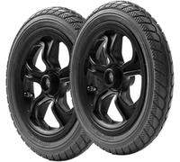 1 Paire De Roues Arrière De 12 Pouces For Fauteuil Roulant, Accessoires For Fauteuil Roulant Électrique, Roue De Déambulateur Gonflable(Gray)