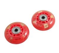 1 Paire De Roues De Patins À Roulettes Rouges, 8mm De Diamètre, 608zz