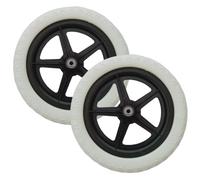 1 paire de roues de rechange pour draisiennes enfants 12 pouces, accessoires légers pour réparation et entretien, blanc