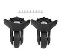 1 Paire de Roues de Remplacement de Valise A65 Roue pour Bagages Valise Chariot Bagages Fournitures de Plein air(L)