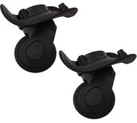 1 paire de roues de valise, A08 - Pièce de rechange (W041-2 Petit) - En plastique - Pivotantes à 360° - Universelles - Pour valises/barres de traction