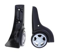 1 paire de roues de valise de remplacement, roues de bagages pratiques, avions en PVC, bagages de voyage de rechange